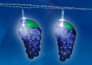Гирлянда на батарейках 2*АА LED, ULD-S0400-010/STB/2AA WHITE IP20 GRAPES, 4м, 10 светодиодов