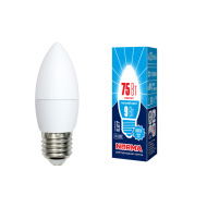 Лампа VOLPE, LED-C37-9W/NW/E27/FR/NR, 4500K