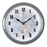 Часы 6026-011 корпус серый "Фактура"