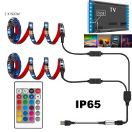 Огонек OG-LDL17 RGB светодиодная лента 2*0.5м (USB)