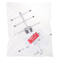 Антенна наружная для цифр. ТВ REXANT RX-407, ср.Ку=7 дБ, алюминий, F-розетка