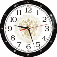 Часы П1-6719/6-37 Герб черный