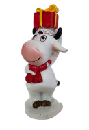 Фигурка "Бык" бел в шарфе с подарком арт 2004-1