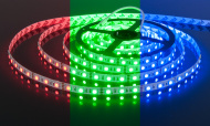 Светодиодная лента PRO SMD-5050/60-12v-RGB  14,4w/m   IP20  (5/250) Включай