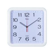 Часы 7667 W корпус белый квадрат "Классика"