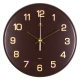 Часы 2626-003 корпус коричневый из металла "Классика"