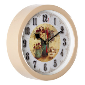 Будильник В4-008 корпус бежевый "Доброе утро"