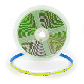 Лента светодиодная 320SMD(2110) 8Вт/м 24V 5000*8*1.8мм IP20, зеленый, LS530 FERON