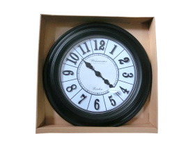 Часы арт 8762B большие светло-серые