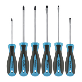 Набор отверток 6 штук, шлицевые и крестовые, намагниченный наконечник, CR-V,Smartbuy Tools