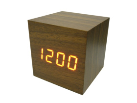 Часы эл. VST869-1 крас.цифры (ТЕМНО-коричневый)