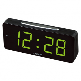 Часы эл. VST763T-2 зел.цифры (говорящие)