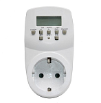 Таймер цифровой розеточный 7-дн. прогр., шаг 1 мин., RX - 31А, 230/3500Вт, REXANT 11-6010