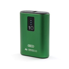 Портативное ЗУ BYZ Power Bank W16 10000 mAh, быстр.зарядка PD и QC3.0 18W, зеленый