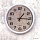 Часы 532-1 диаметр 30см, корпус белый