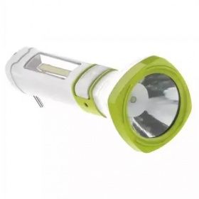 Фонарь аккум КОСМОС 3W LED, бок.пан. COB 2Вт, 3 реж раб, з/у c7023
