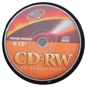 Диск VS CD-RW 10шт (4-12х)
