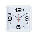 Часы 7667-75 корпус белый квадрат 