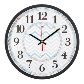 Часы 3027-139 корпус черный матовый "Зигзаг"