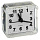 Perfeo Quartz часы-будильник "PF-TC-001", квадратные 5,5*5,5 см, белые