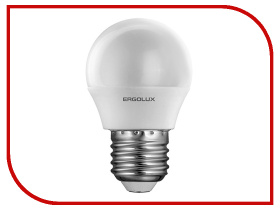 Лампа Ergolux LED-G45-7W-E27-4500K шар