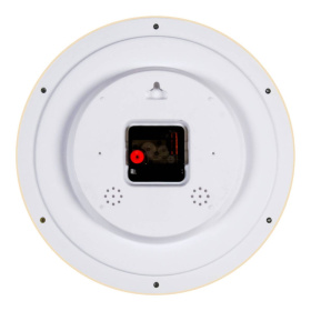 Часы 6026-026 корпус бежевый "Анютины глазки"