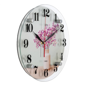 Часы 3030-776 стекло "Минимализм" 