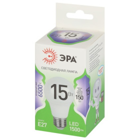 Лампа светод. ЭРА GREEN LINE A60-15W-865-E27 15 Вт