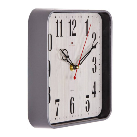 Часы 1918-003 корпус серый квадрат "Эко"