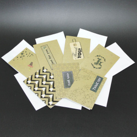 Набор открыток+конверт 120 шт КРАФТ TYZP-2