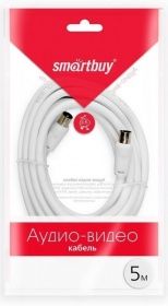 Антенный кабель Smartbuy, разъемы M-F, длина 5,0 м (KTV235)
