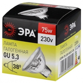 Лампа галоген. Эра GU5.3-JCDR MR16-75W-230V-Cl