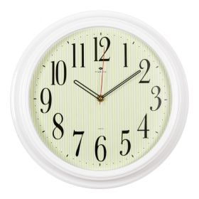 Часы 3527-126 корпус белый "Классика в полоску"