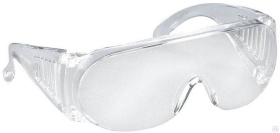 Очки защитные с прозрачными дужками (Россия) /01740