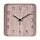 Часы 1918-006 корпус бежевый квадрат "Текстура дерева"
