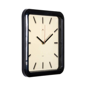 Часы 7667-87 корпус черный квадрат "Классика"