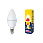 Лампа VOLPE LED-C37-11W/WW/E14/FR/NR, 3000K