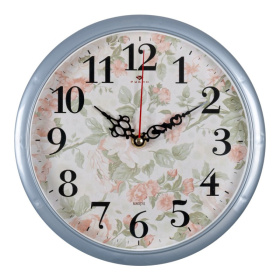 Часы 2222-001 корпус серый перламутр "Лето"