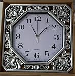 Часы арт 292S восьмиугольник серебро