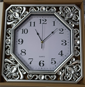 Часы арт 292S восьмиугольник серебро