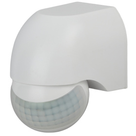 Датчик движения ЭРА MD 011 инфракрасный нагрузка 1200Вт, угол обзора 180, дальность 12м