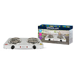 Электроплитка ERGOLUX ELX-EP02-C01 белая (2 конф., спиральный нагр.эл.2000Вт, 220-240)