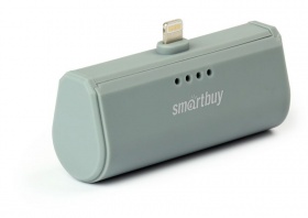 Внешний аккумулятор (Power bank) SmartBuy TURBO-8, 2.1A, 2200 мА/ч, 8pin, серый (SBPB-120)