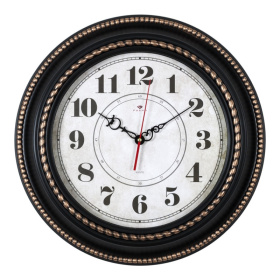 Часы 5232-111 корпус черный матовый с бронзой "Классика" 