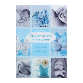 Папка "Свидетельство о рождении нашего малыша" 1300378