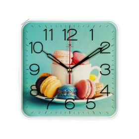 Часы 1918-111 корпус белый квадрат "Sweet"