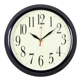 Часы 3024-126 корпус черный "Классика в полоску" 