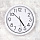 Часы NE-A441 диаметр 26 см, корпус белый