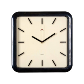 Часы 7667-87 корпус черный квадрат "Классика"