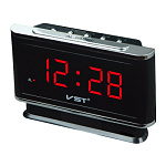 Часы VST721-1 красн.цифры
